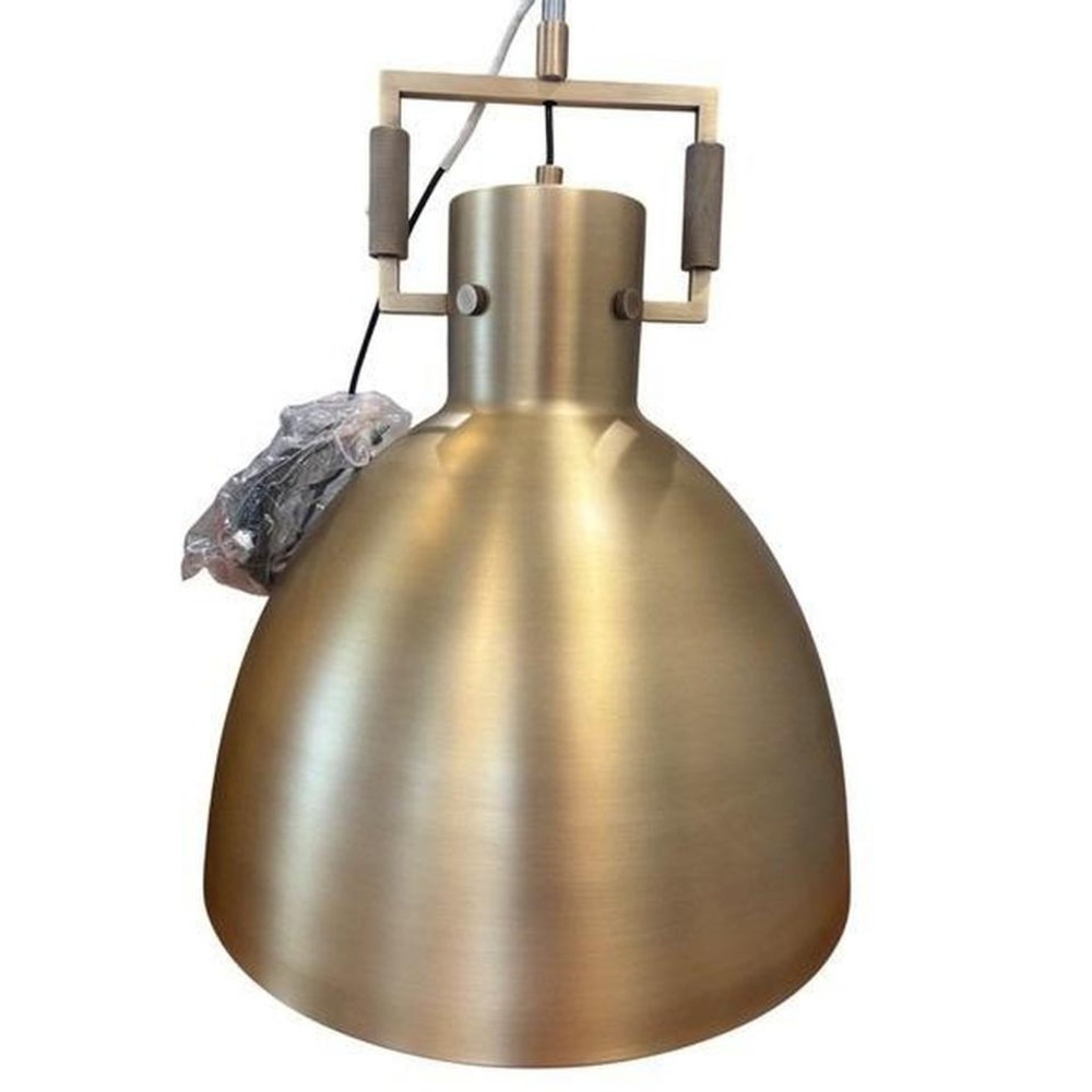 18 inch Pendant Brushed Brass Finish New in‎ box cloche style - listing is for 1